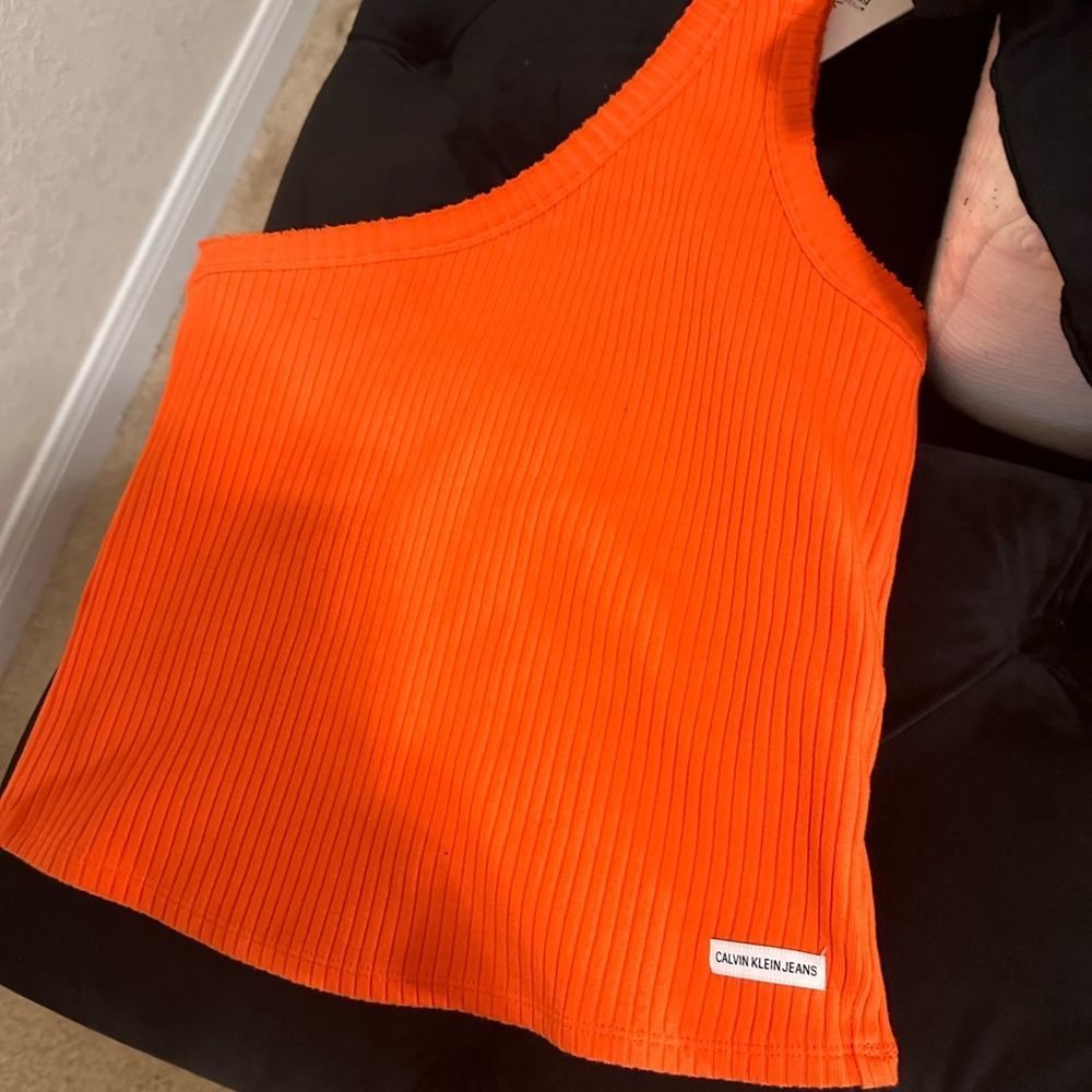 Orange Calvin Klein ORANGE Top SZM